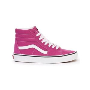 Vans Sk8-Hi Magenta Pink Suede High Top Skate Shoes Mens 9 Streetwear / Grunge